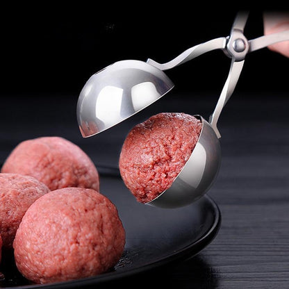 Meat Ball Maker Stainless Steel Clip Round Rice Ball Shaper Spoon Meatball Making Mold Non Stick Stuffed Kitchen Gadget