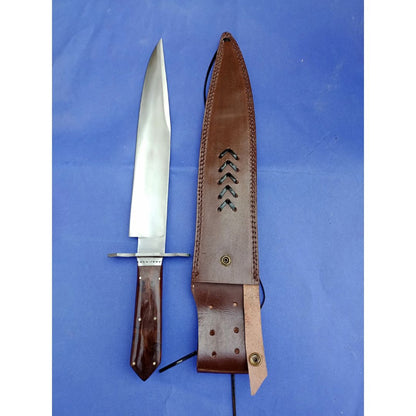 Alamo Musso Knife Full Tang Bowie Knife Hunting Knife Tool Steel Survival Knife