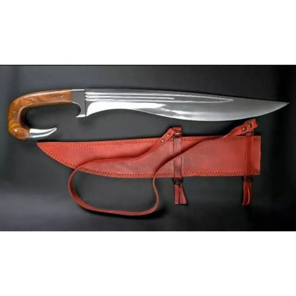 Full Tang Large Bowie Knife Custom Handmade Bowie Survival Outdoor Bowie Tail
