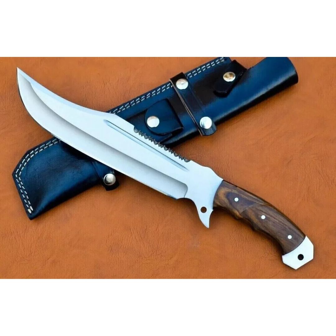 Full Tang Bowie Knife Custom Handmade Survival Bowie Knife Outdoor Camping Bowie