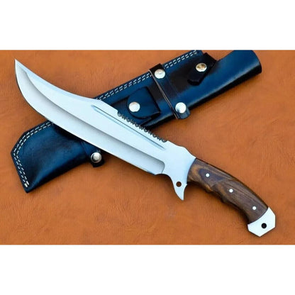 Full Tang Bowie Knife Custom Handmade Survival Bowie Knife Outdoor Camping Bowie
