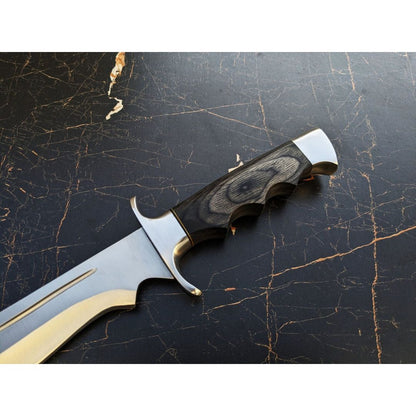 Custom Handmade Bowie Knife D2 Tool Steel Survival Bowie Knife Camping Outdoor (4).jpg