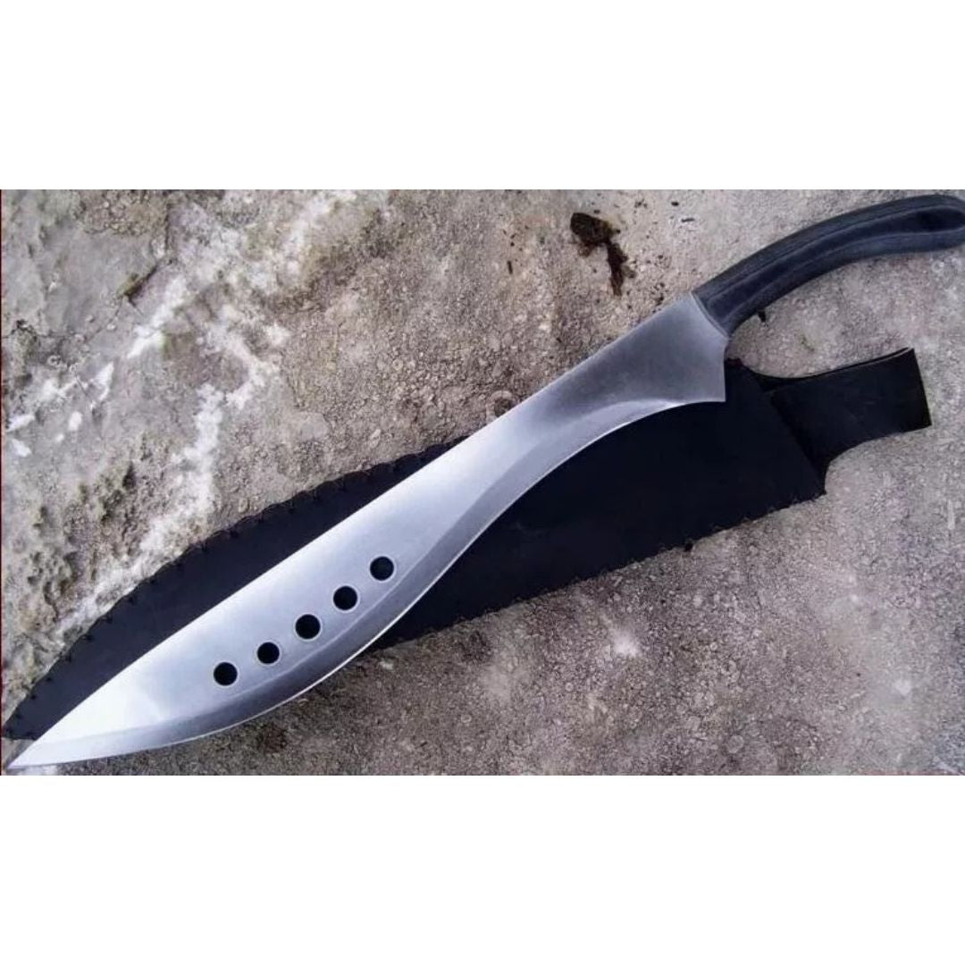Machete Knife Custom Handmade Full Tang Machete Carbon Steel Hunting & Camping