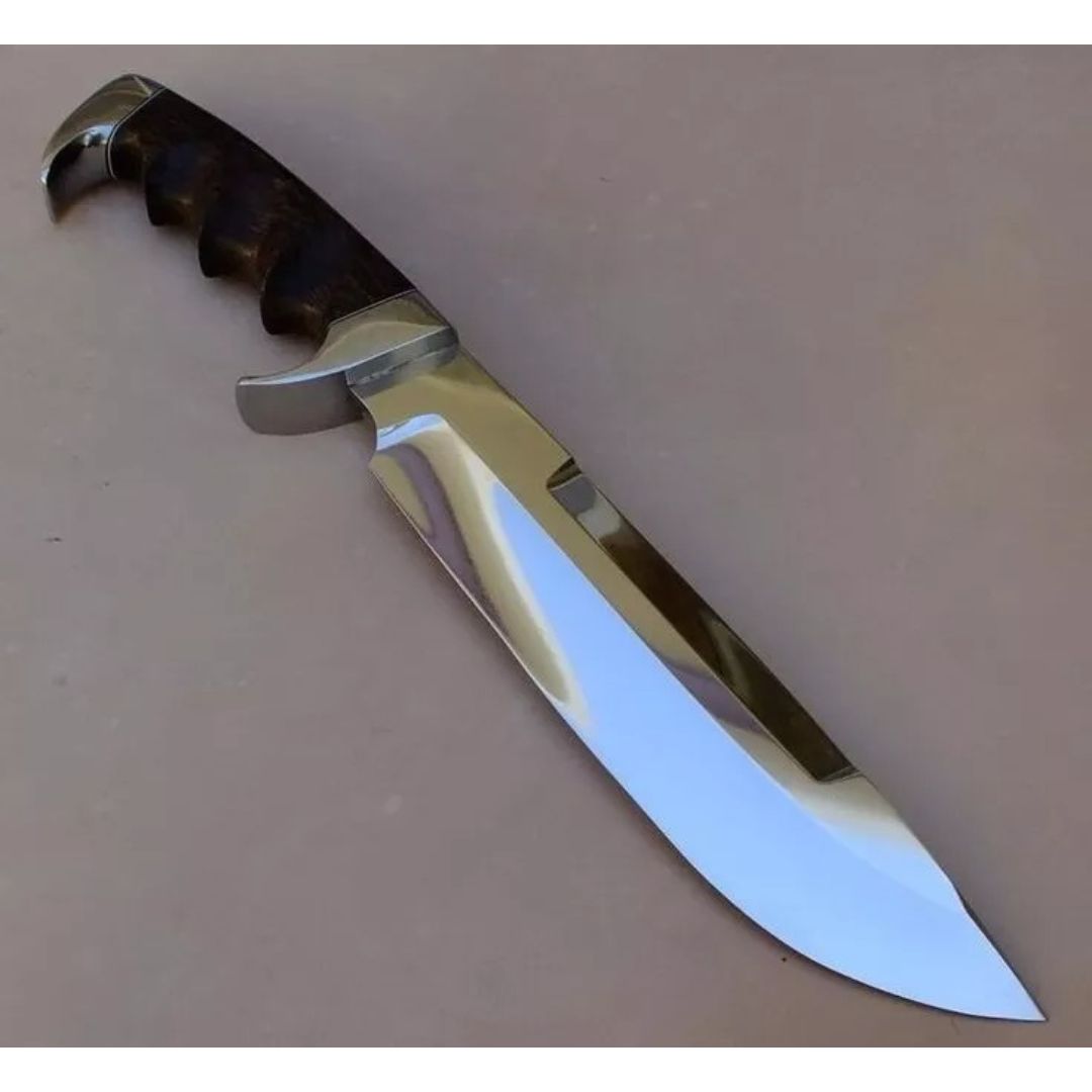 Custom Handmade Bowie Knife Full Tang D2 Tool Steel Survival Knife Outdoor Hunt