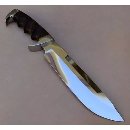 Custom Handmade Bowie Knife Full Tang D2 Tool Steel Survival Knife Outdoor Hunt