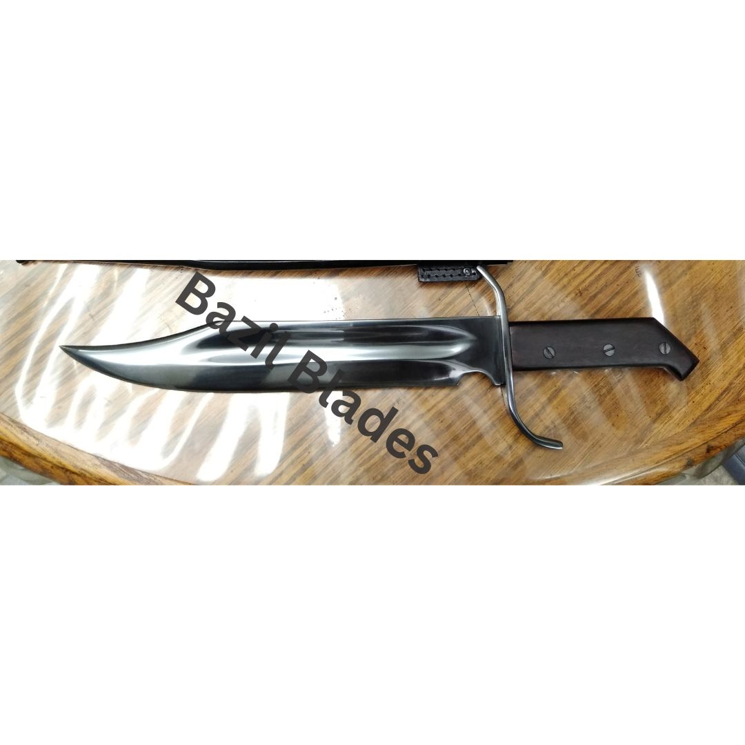 Carbon Steel Bowie Knife Full Tang Hunting Bowie Survival Knife Outdoor Camping (1).jpg