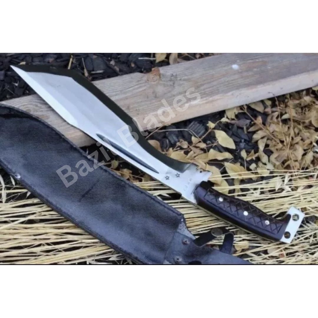 Hunting Machete Knife Custom Handmade Full Tang Machete Survival Outdoor Knife