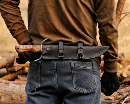 Hand Forged Hunting Bowie Knife  Damascus Steel Knife  Gift For Him  Christmas Gift  Anniversary Gif