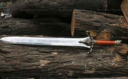 HANDMADE Official Sword Father Conan The Barbarian With Leather Cover Originally Made By Kissaski 2