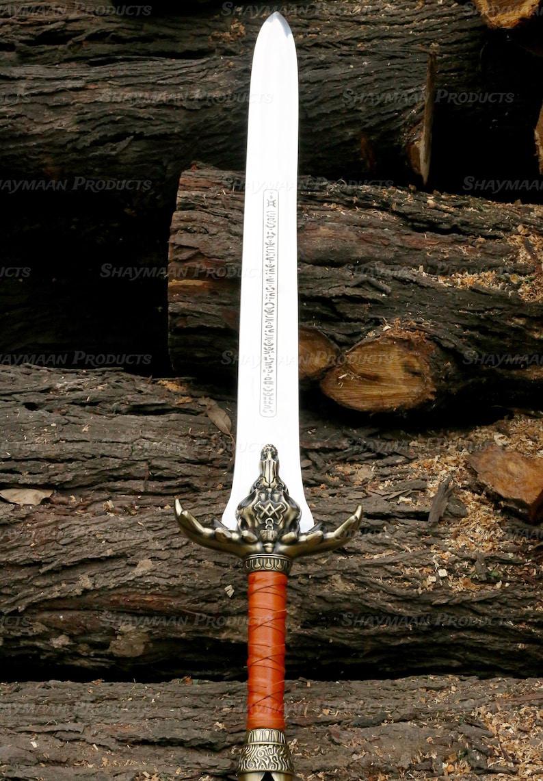 HANDMADE Official Sword Father Conan The Barbarian With Leather Cover Originally Made By Kissaski 3