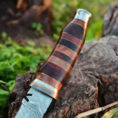 Hand Forged Kukri Knife  Damascus Kukri Knife  Oudoors Knife  Handmade Kukri Knife  Christmas Gift For Him 1