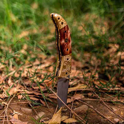 Fodling Pocket Knife  Carbon Steel Pocket Knife  Christmas Gift Best Outdoors Knife For Him  Groomsmen Gift 1