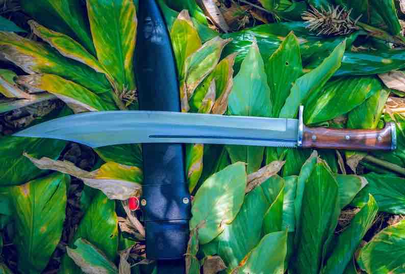 Hunting Knife  Forged Hunting Bowie Knife  Bushcraft Knife  Full Tang Knife Christmas Gift  Best For Groomsmen Gift 1
