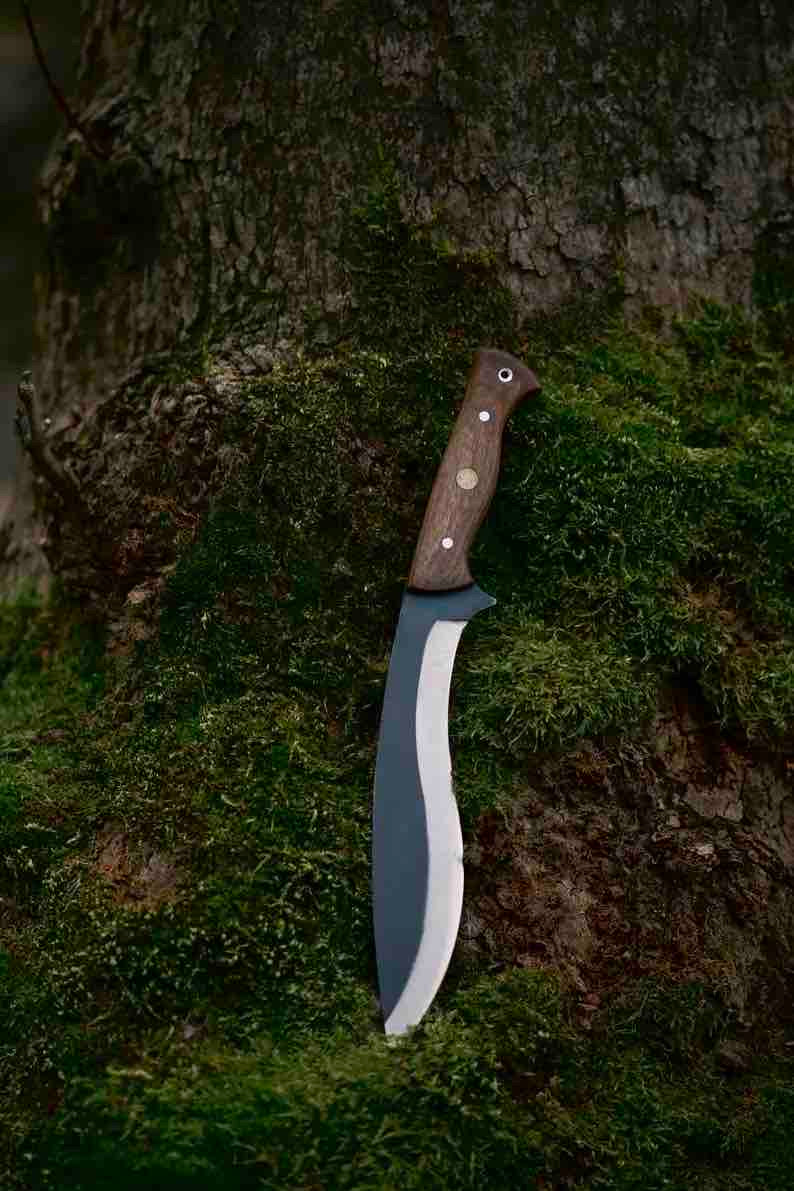 Handmade Kukri Knfe  Carbon Steel Hunting Kukri Knife  Outdoors Knife  Hunting Knife For Camping  Gi