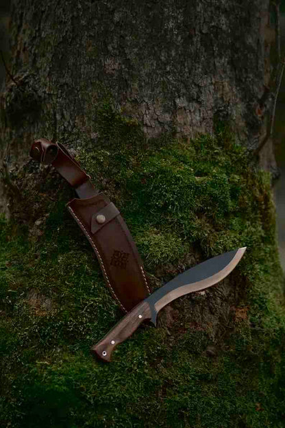 Handmade Kukri Knfe  Carbon Steel Hunting Kukri Knife  Outdoors Knife  Hunting Knife For Camping  Gi