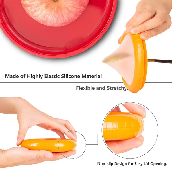 Fruit And Vegetable Anti-Oxidation Storage Box, Food-Grade Silicone, Easy to Clean and Store 7