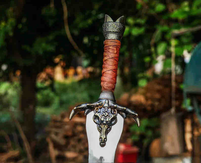 Handcrafted Conans Father Sword Replica  Legendary Blade Of Strength Barberian Sword  Groomsmen Sword 1