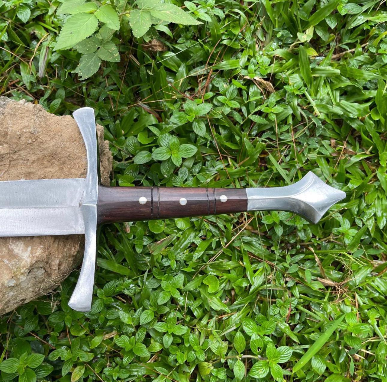 Great Viking Sword 29 Straight Long Sword 5160 Carbon Steel Sword Gifts For Him 6