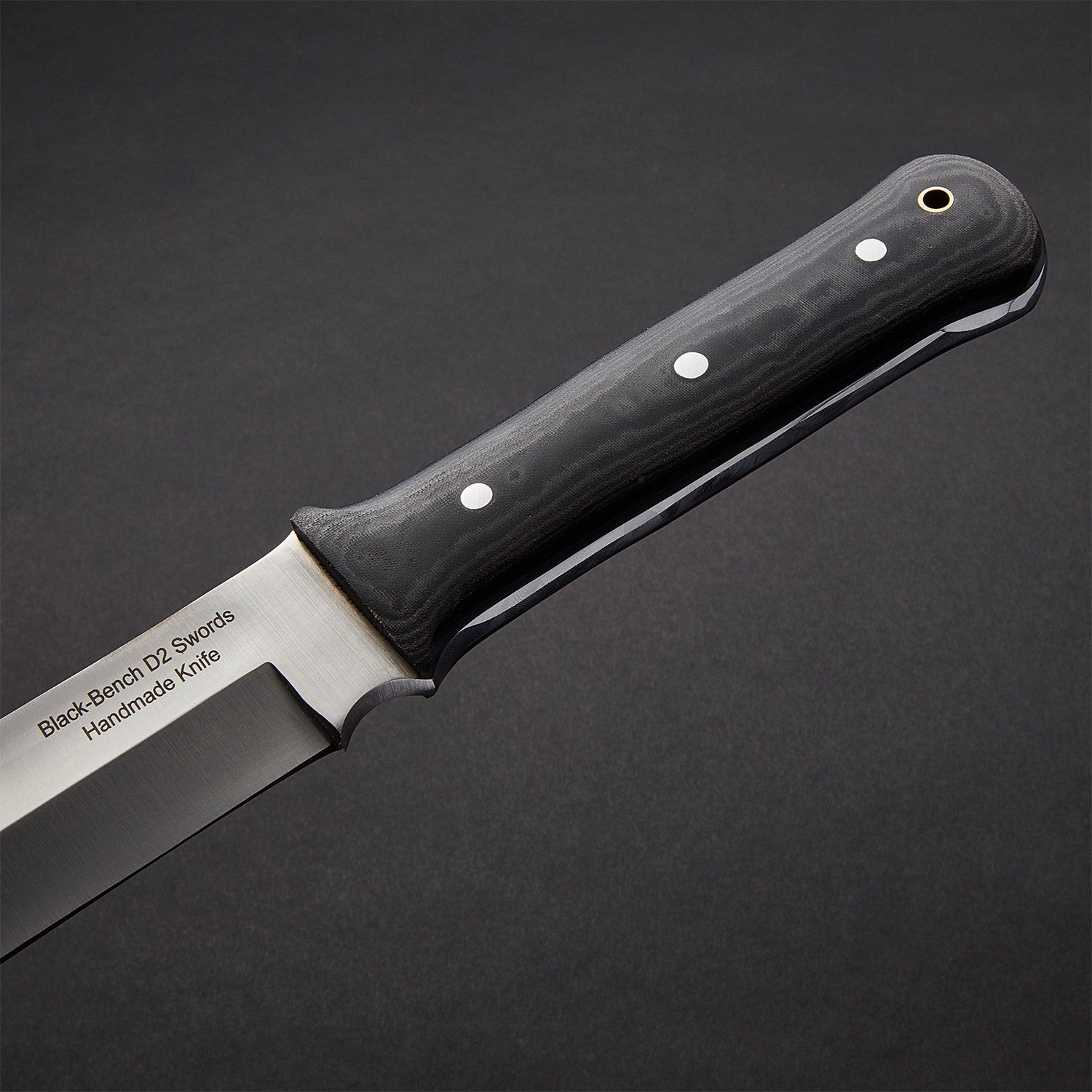 Custom Handmade Hunting Sword With D2 Tool Steel Blade And A Leather Sheath  2