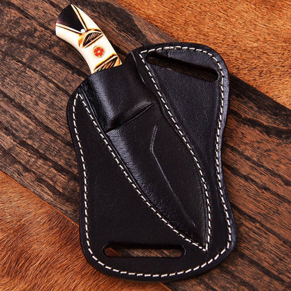 Custom Handmade J2 Steel Hunting Knife Bone Handle Camping Knife Survival Tool  Hunting Knife Fathers Day Gift Gif 0
