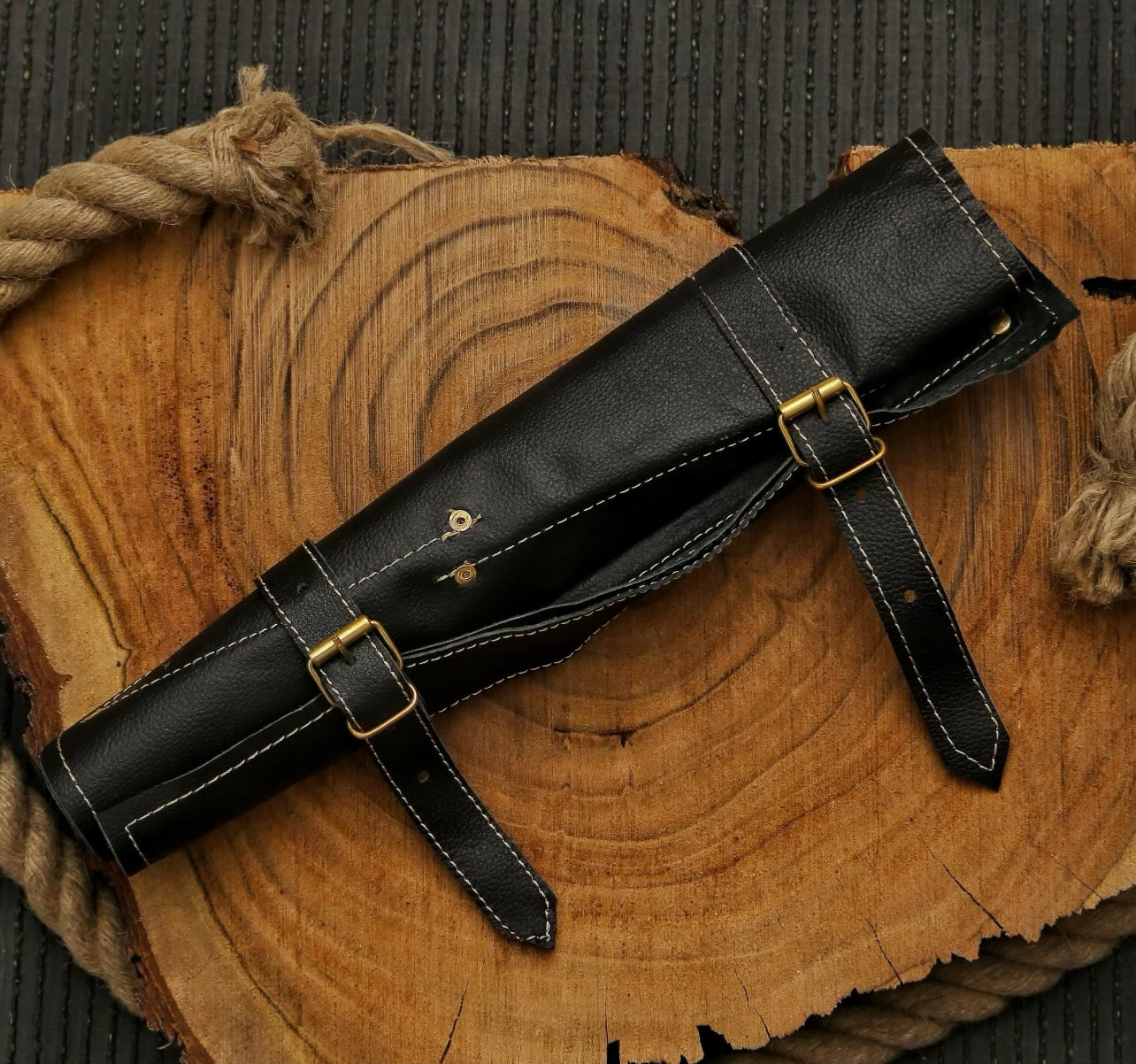 Hand Forged Carbon Steel Chef Knife Set Of 5 Pcs BBQ Knive Set Kitchen Knives 6