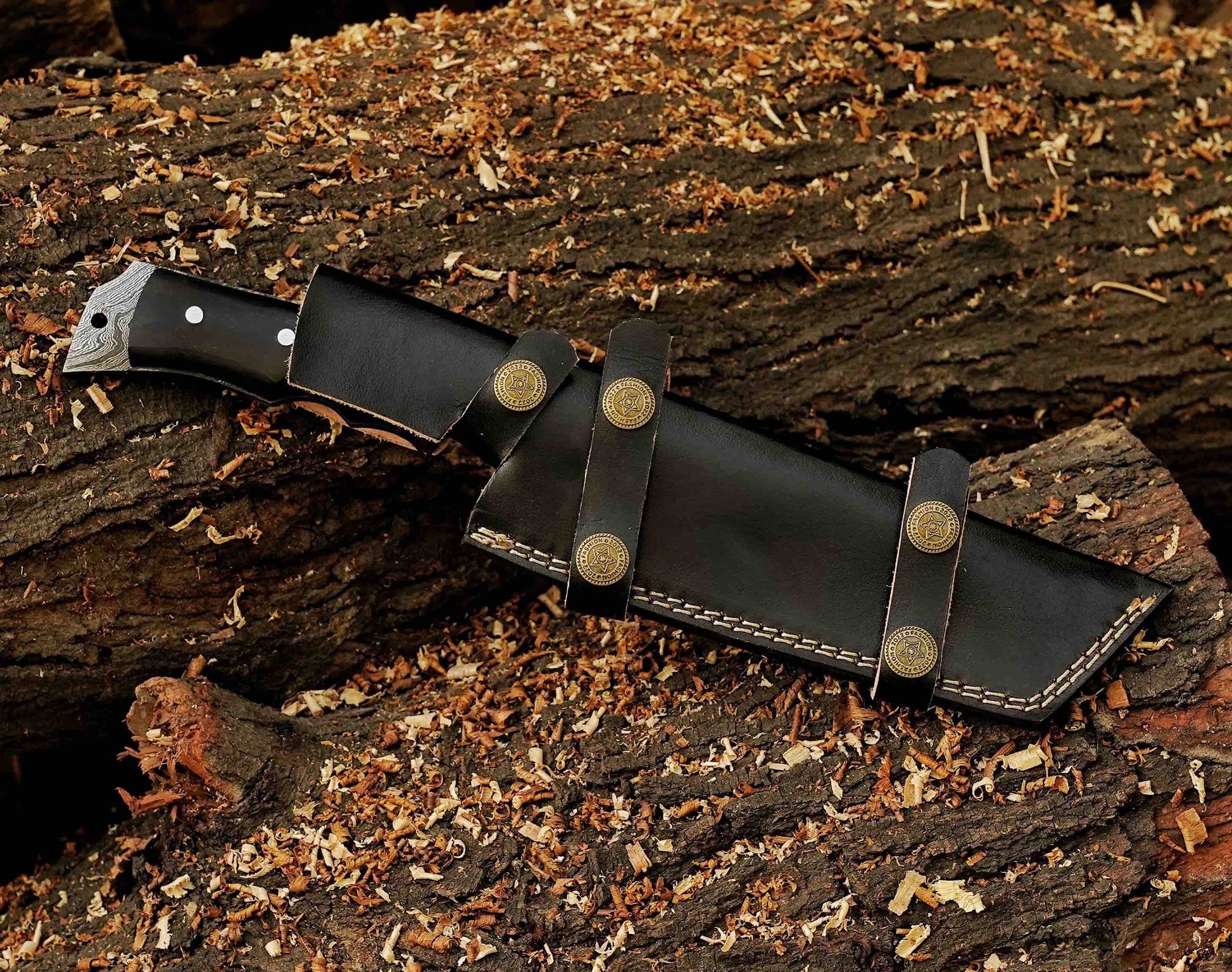 Damascus Tracker Knife Premium near me