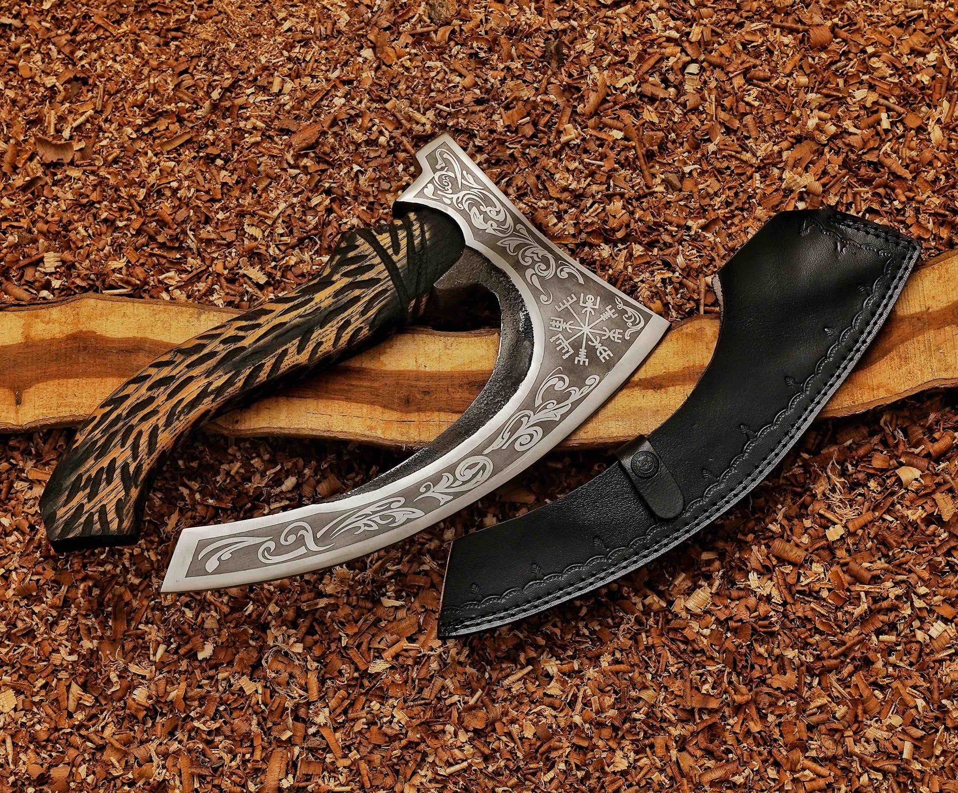 Viking Pizza Cutter Axe The Original Custom Hand Forged Pizza Axe Handmade Gift For Bestman 2