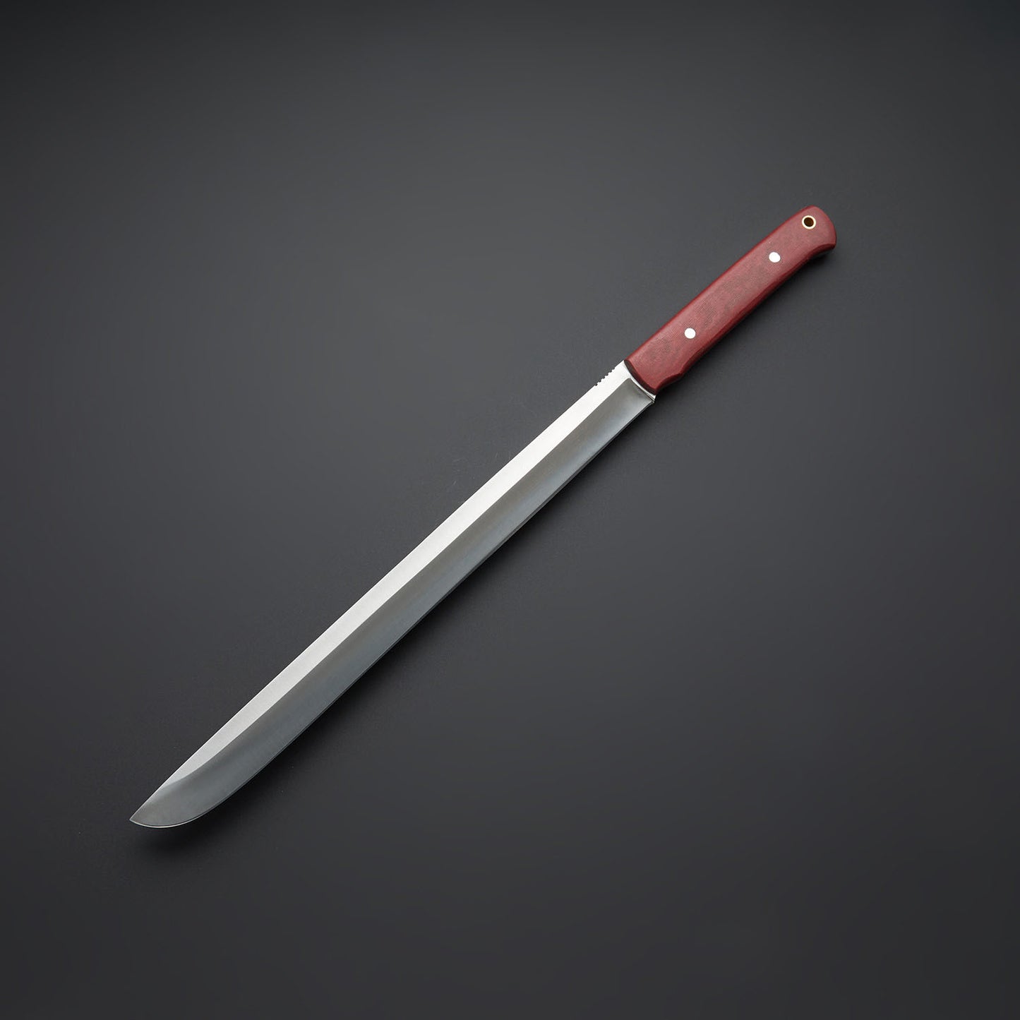 Custom Handmade Premium D2 Tool Steel Hunting Sword  Leather Sheath  2