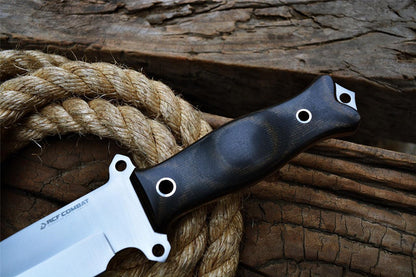 Custom Handmade D2 Tool Steel Blade Hunting Bowie Knife  3