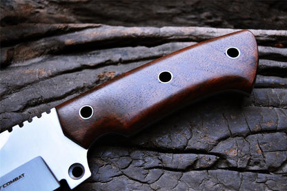 Custom Handmade Premium D2 Tool Steel Blade Hunting Tracker Knive  Gift For Him 3