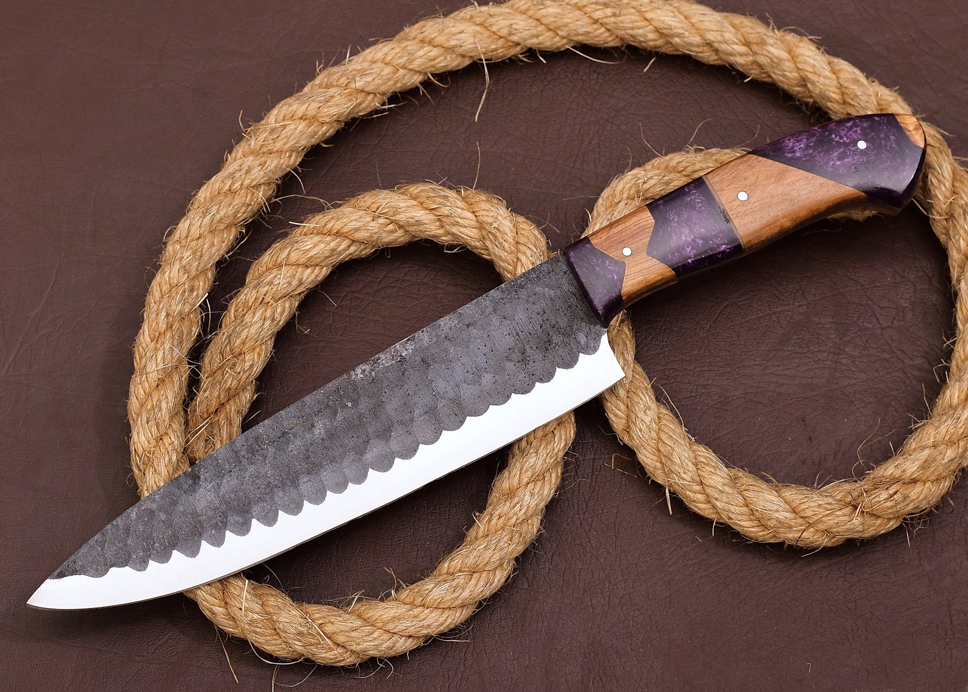 Handmade Chef Knife Sharp Edge And Corrosion Resistance Material Kitchen Gift For Men  Women On Ann 1