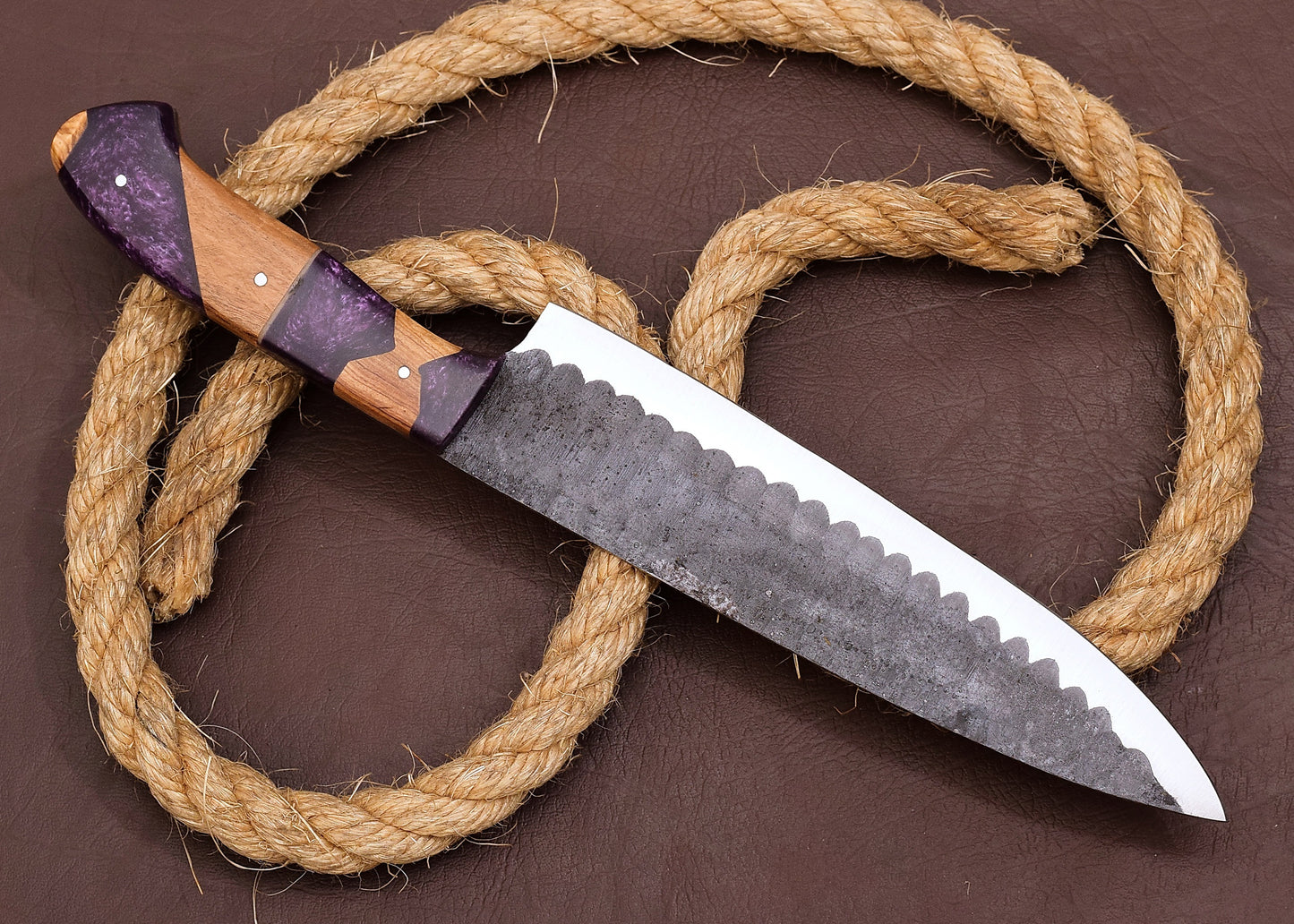 Handmade Chef Knife Sharp Edge And Corrosion Resistance Material Kitchen Gift For Men  Women On Ann 3