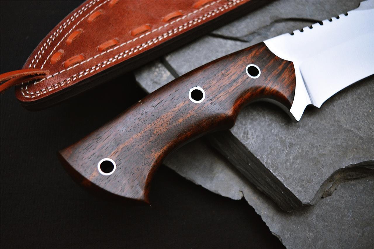Custom Handmade Premium D2 Tool Steel Hunting Knife With Walnut Wood HandleGIFT FOR HIM 3