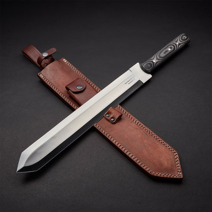 "Handmade High D2 Tool Steel hunting sword/gift for him