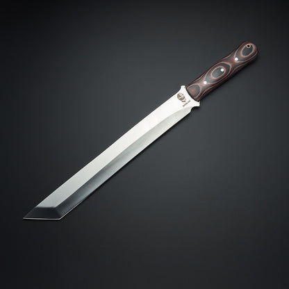 Custom Handmade Hunting D2 Steel Axe  Pure Cow Hide Leather Sheath  Gift For Him  1