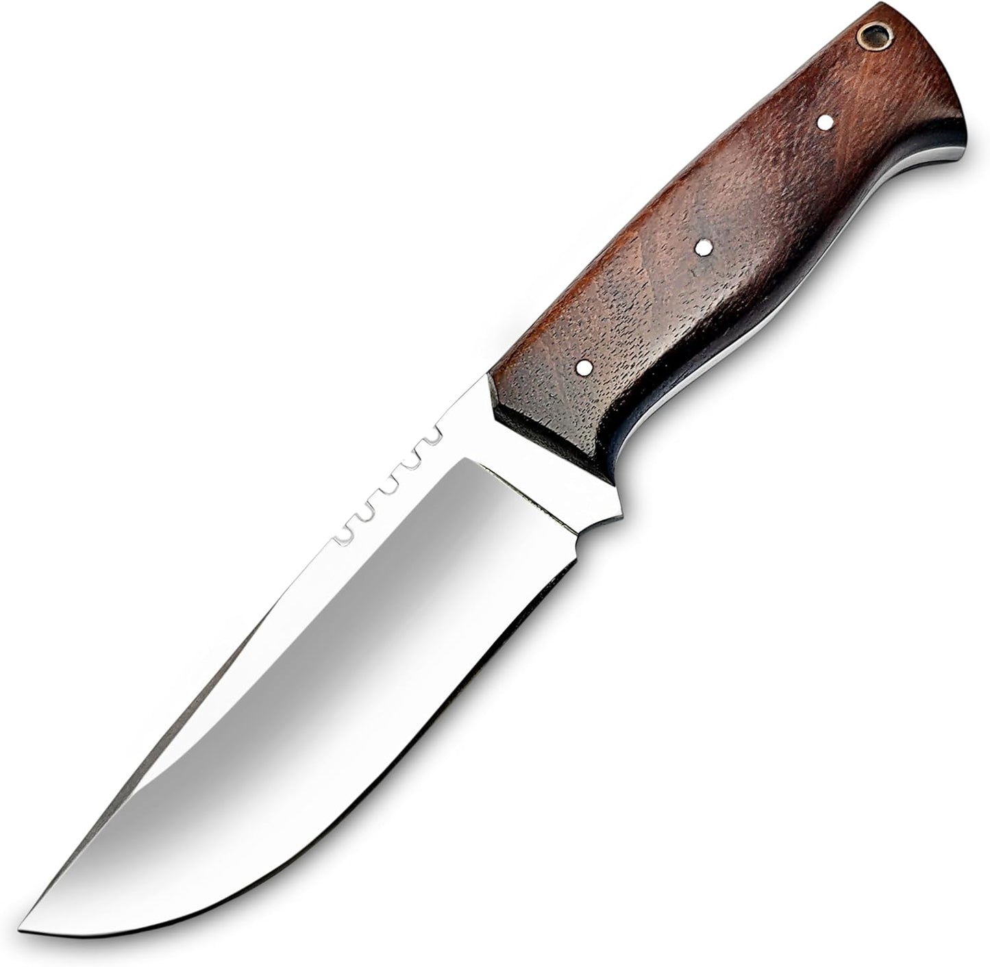 D2 Hunting Knife  10 Inches Handmade Fixed Blade Knife With Leather Sheath  Perfect For Bushcraft C 5