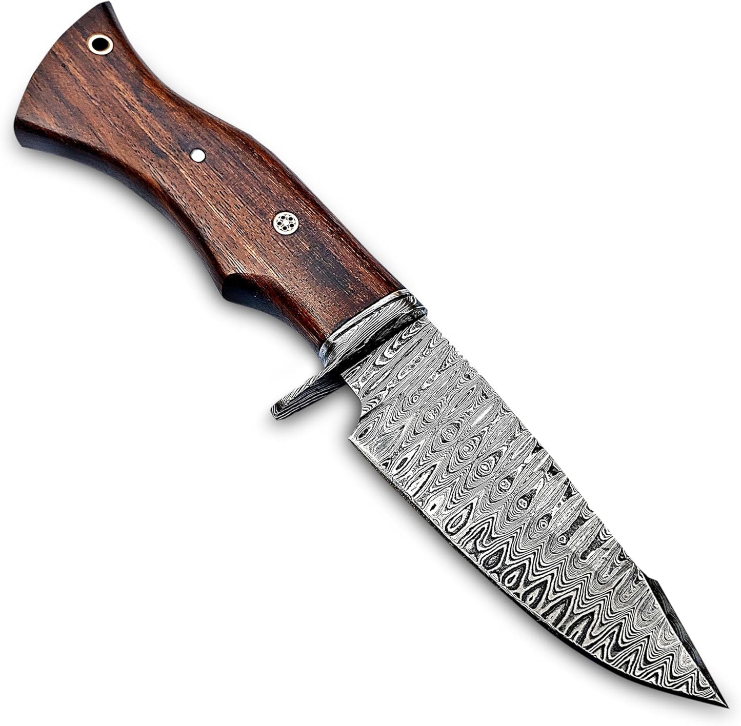 Handmade 10 Damascus Hunting Knife With Sheath  Fixed Blade Hunting Knife Knife For Men 3