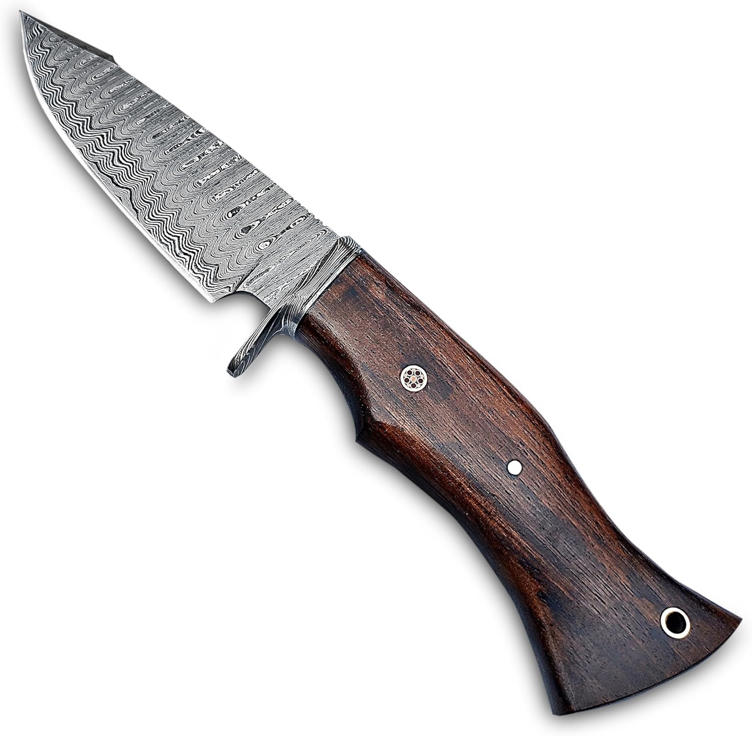 Handmade 10 Damascus Hunting Knife With Sheath  Fixed Blade Hunting Knife Knife For Men 4