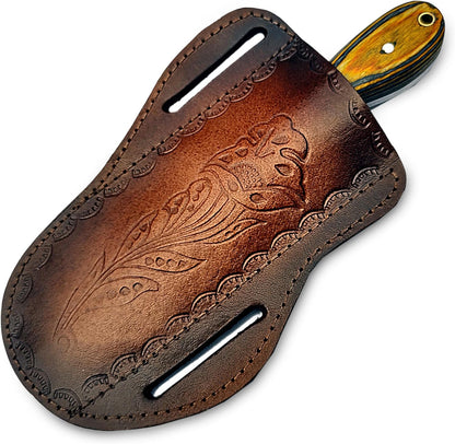 Handmade D2 Steel Bull Cutter Knife With Sheath 8 Inches Fixed Blade Knife Best For Camping Hunting 1