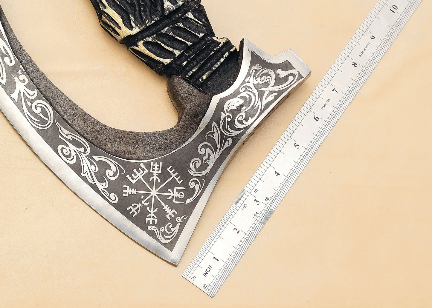Pizza Cutter Knife Pizza Axe Gift For Her Handmade Pizza Knife Gift For Liver With Leather Sheath 5