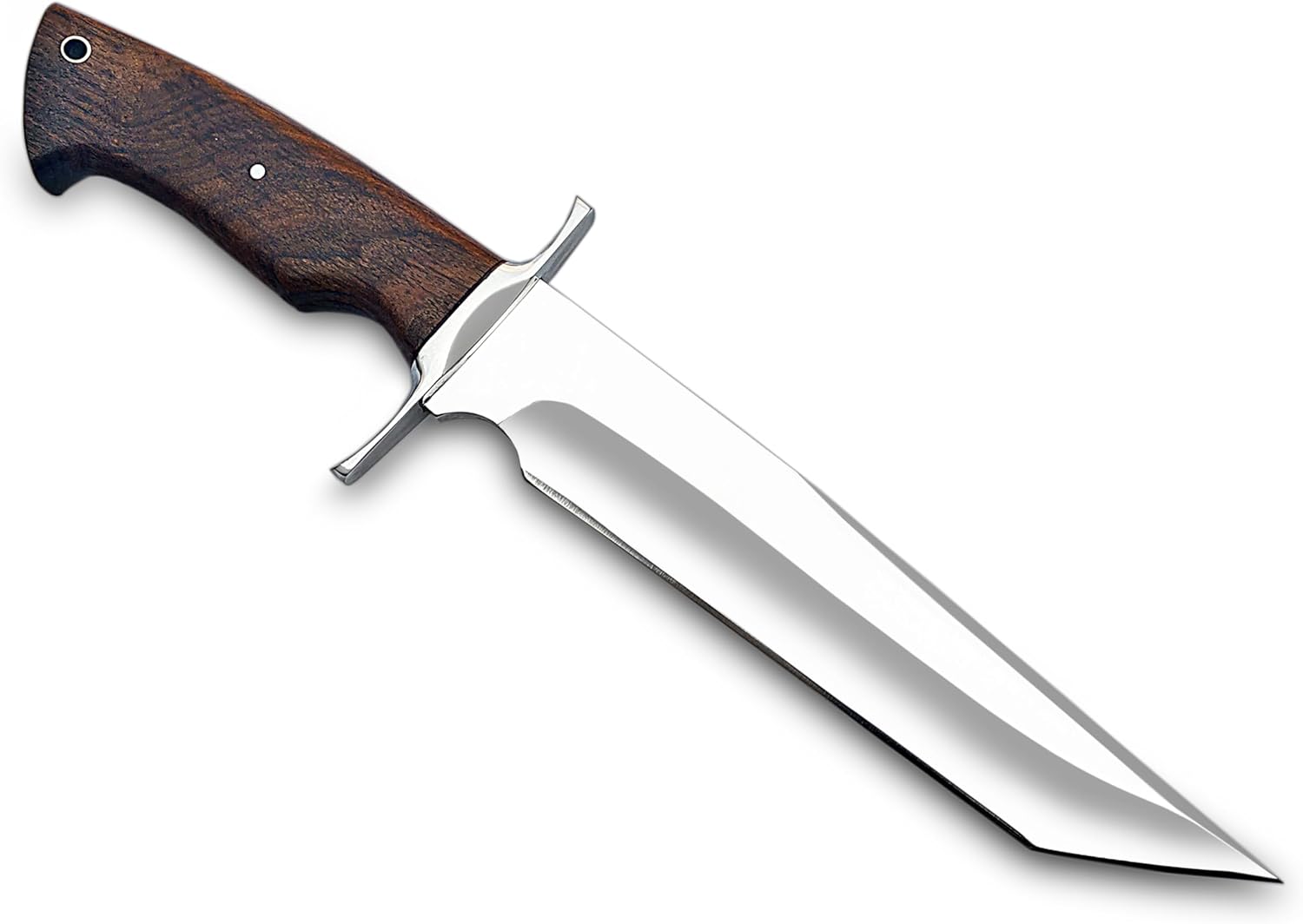 ALFARI Handmade D2 Steel Bowie Knife 13 Inch Full Tang Fixed Blade Knife With Sheath Best For Bushc 1