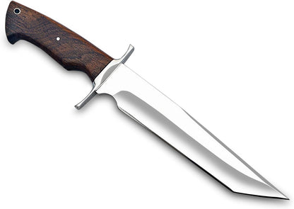 ALFARI Handmade D2 Steel Bowie Knife 13 Inch Full Tang Fixed Blade Knife With Sheath Best For Bushc 1