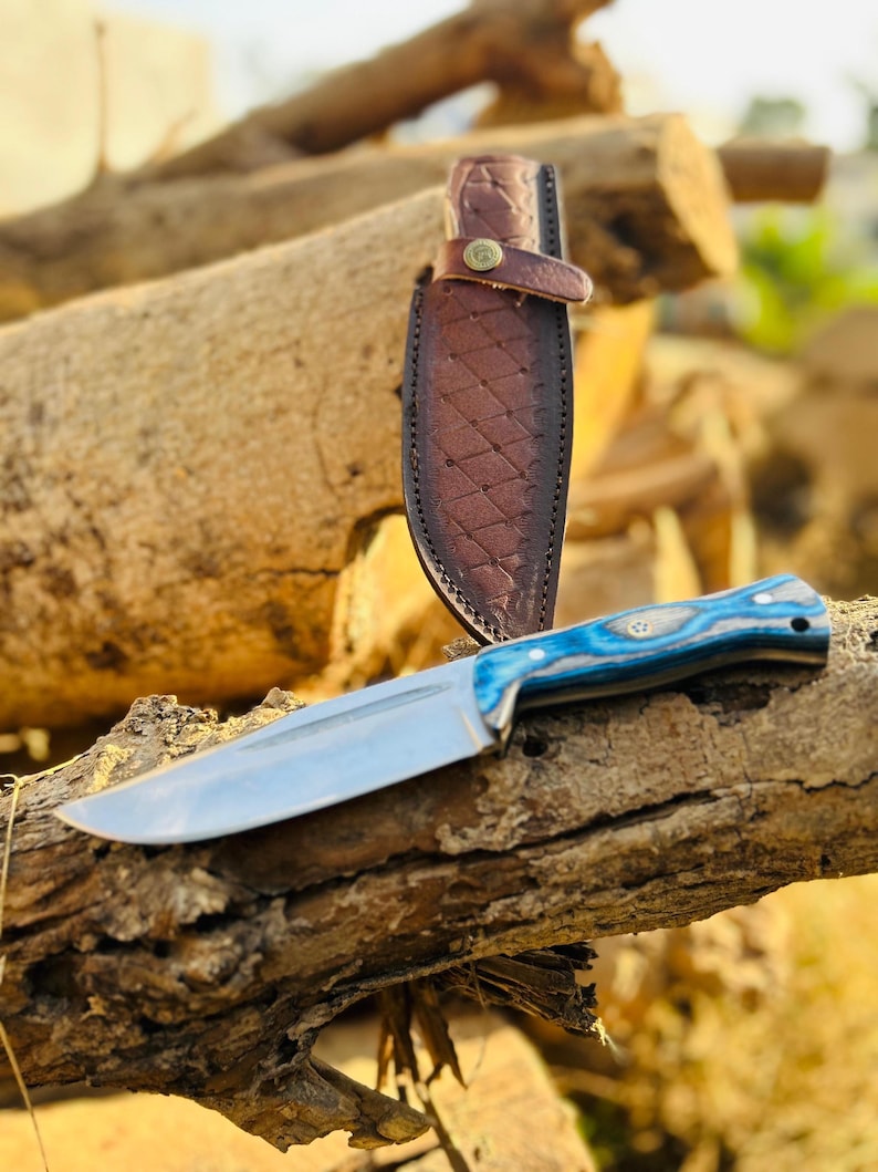 Handmade Viking Skinner Knife With Sheath For Camping And Outdoor Use Pocket Size Skinner 2