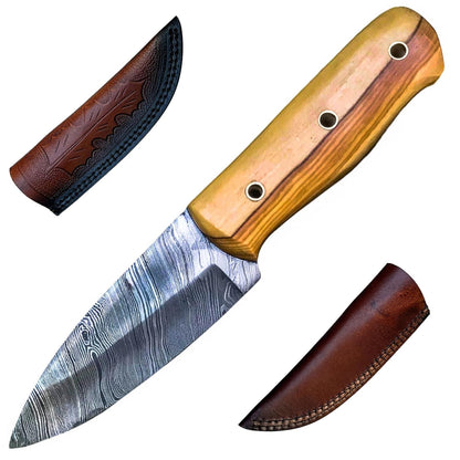 Handmade Ragnar Knife Odin Viking Knife Fixed Blade Knife Skinner Outdoor knife with Sheath Razor Sharp Blade