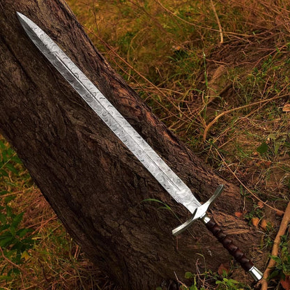 Viking Sword Damascus Sword Hand Forged Sword Long Sword Sword Sword Real For Viking Costumes Gift  1