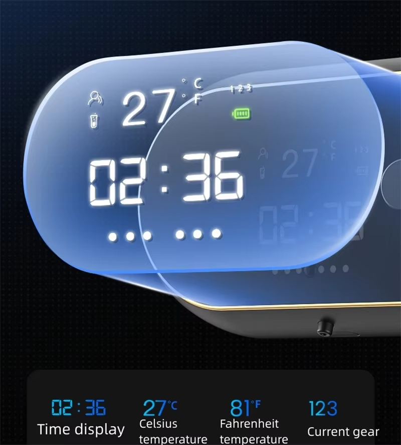 Smart Automatic Soap Dispenser With Time  Temp Display  Waterproof TouchFree Hand Washing Induction 4