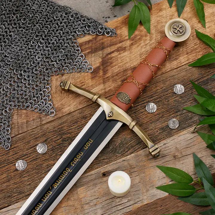 Custom Handmade Knight Tampler Crusaders Holy Sword 1