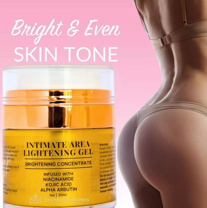 Intimate skin whitening gel lightening body bleach cream vaginal anal bleaching