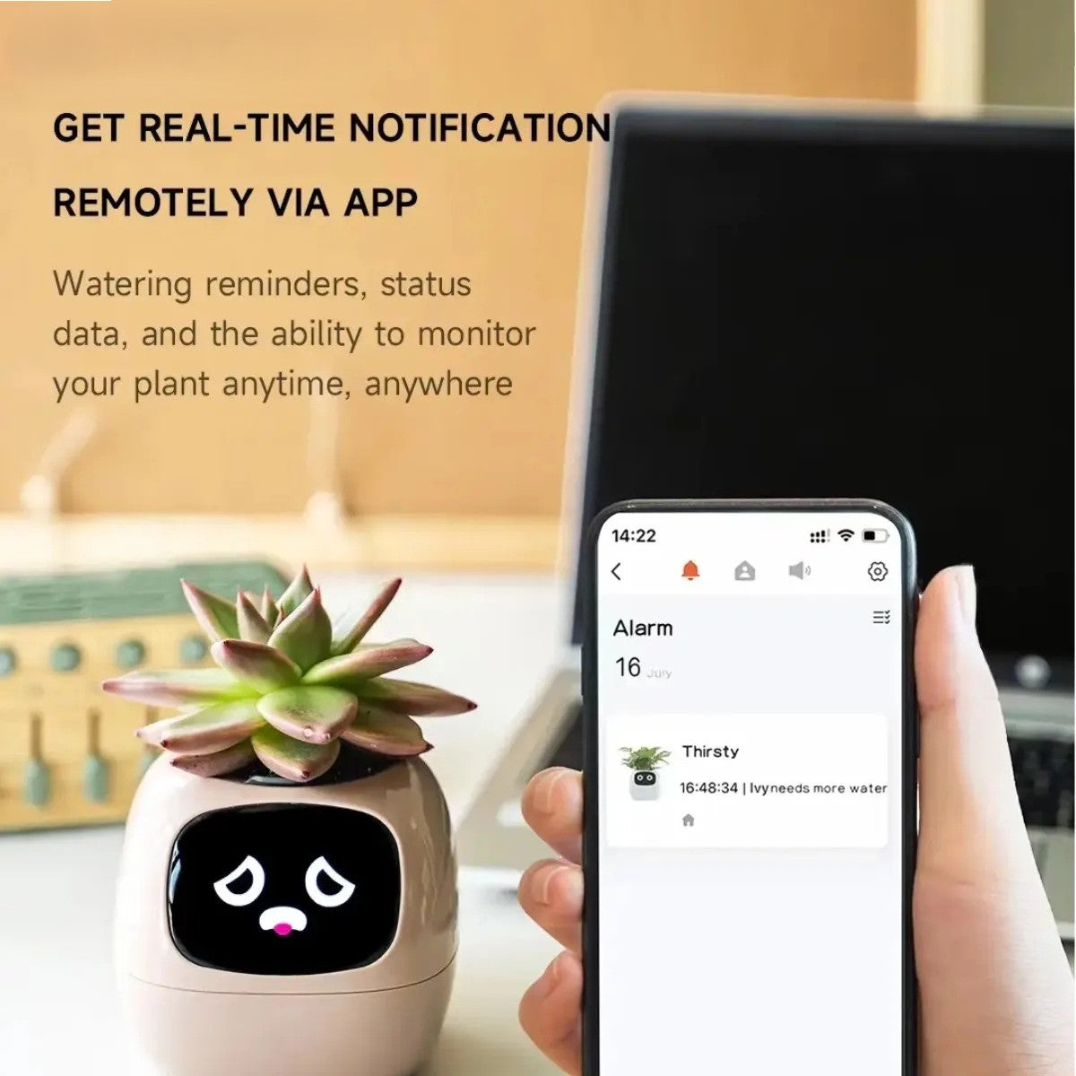 AI Smart Planter With 7 Sensors  49 Expressions For Easy Plant Care 3