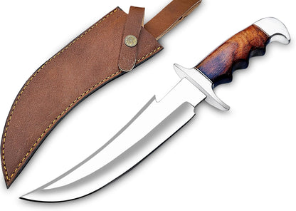 Custom Handmade 13 Bowie Knife Survival With Sheath For Cutting Trees For Yard Work Hunting Knife F 1